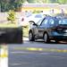 A damaged vehicle is seen parked inside the crime tape as authorities investigate a scene on Greenlawn Ave. on Wednesday, August 21, 2013. Melanie Maxwell | AnnArbor.com